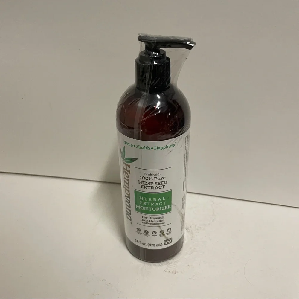 Hempvana Herbal Extract Moisturizer Skin Hydration 16 OZ